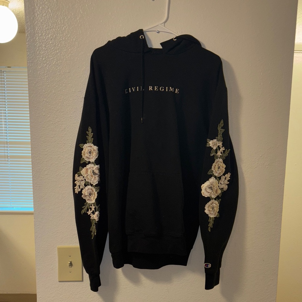 Champion Black Eco Hoodie
